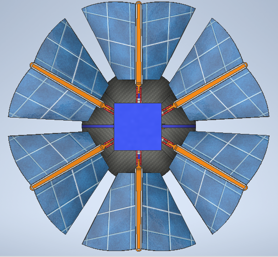 路边太阳能伞3D数模图纸+INVENTOR设计